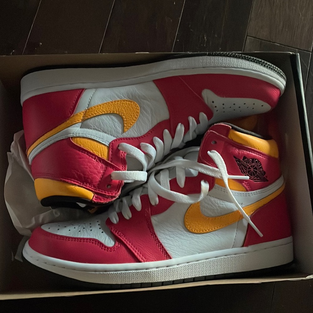 AUTHENTIC Air Jordan 1 retro high OG LT Fusion - Picture 2 of 8